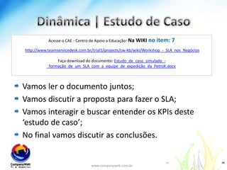 FatoresCríticos de SucessoRecurso e Prazo não realistasMeta extremamente  ambiciosaSLA não alinhado com o negócioQuantidade muito grande de métricasAusência demétricasFalta da integridade da informaçãoFalta de ferramenta de monitoramentoDemora para entregar os relatórios63