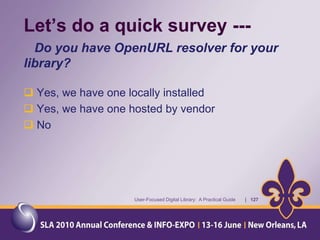 Why is the MMS Library an Accidental Digital Library?For approximately ten years, I have been adding links to online content to online library catalog records (856 MARC field)