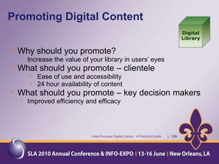 Gradually adding open access publications to library holdingsUser-Focused Digital Library:  A Practical Guide       |   74