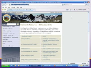 Outline of PresentationInstitutional Setting – the MMS and its Library