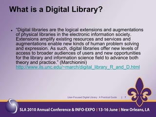 Their digital library experience