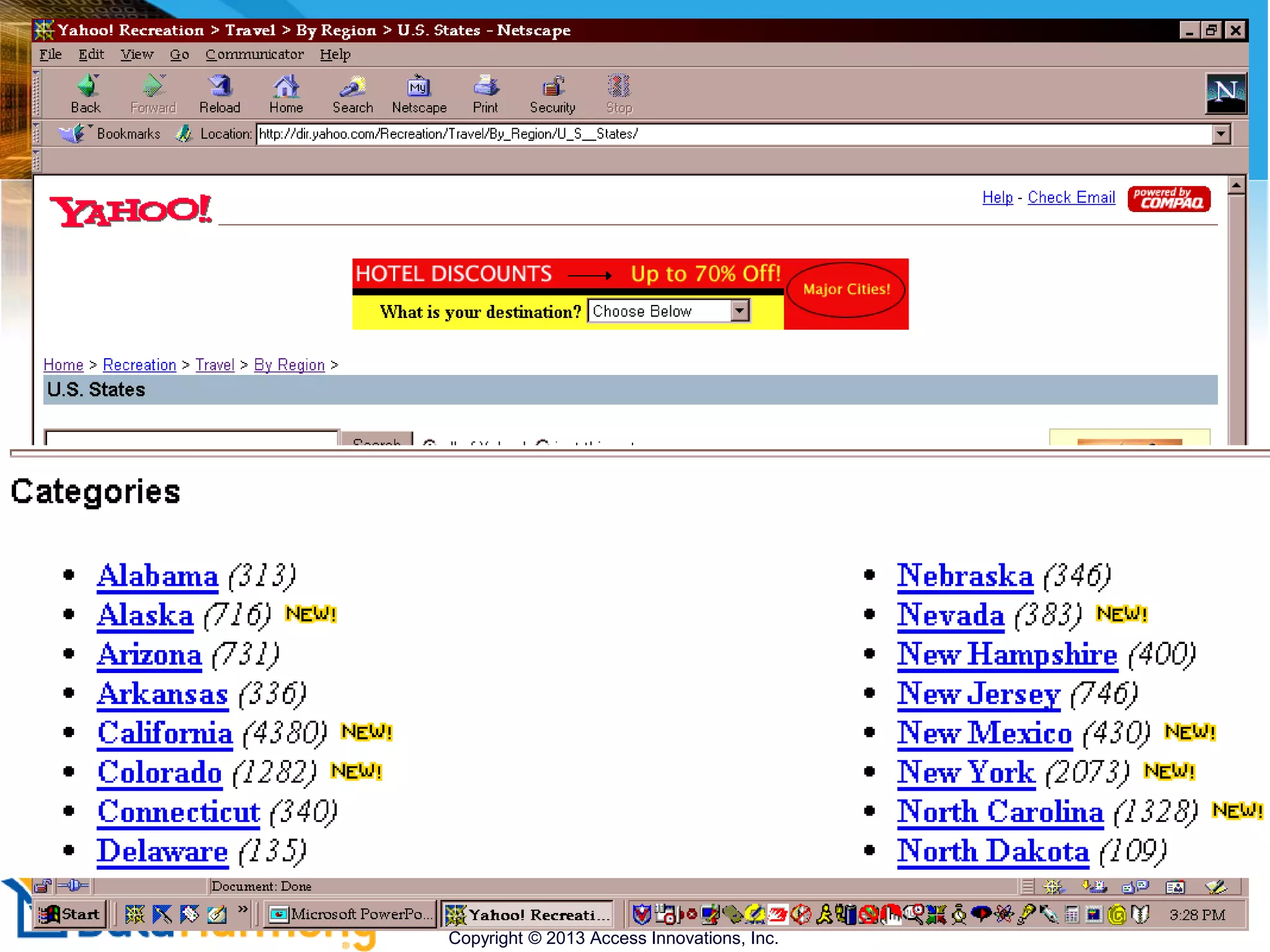 Copyright © 2001 Access Innovations, Inc.
132
Copyright © 2013 Access Innovations, Inc.
 