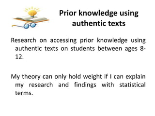 Prior Research Descriptive Strategies Research: Survey Analysis | PPTX