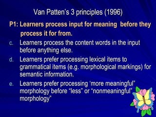 SLA–3 Info Processing | PPT