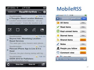 MobileRSS




31
                 31
 