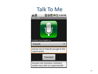 Talk To Me




     60
             60
 