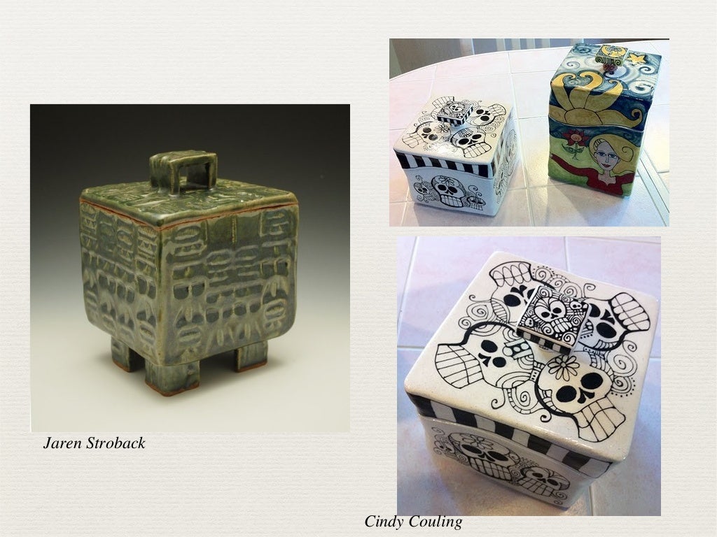 Ceramic Project Slab built boxes