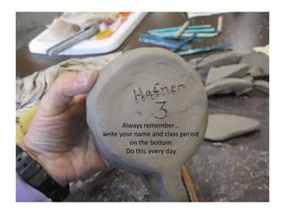 Always remember…write your name and class period on the bottom. Do this every day.