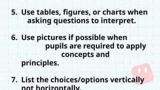 SLAC-DOs AND DON'Ts ON ASSESSMENT-MULTIPLE CHOICE TEST QUESTIONS.pptx