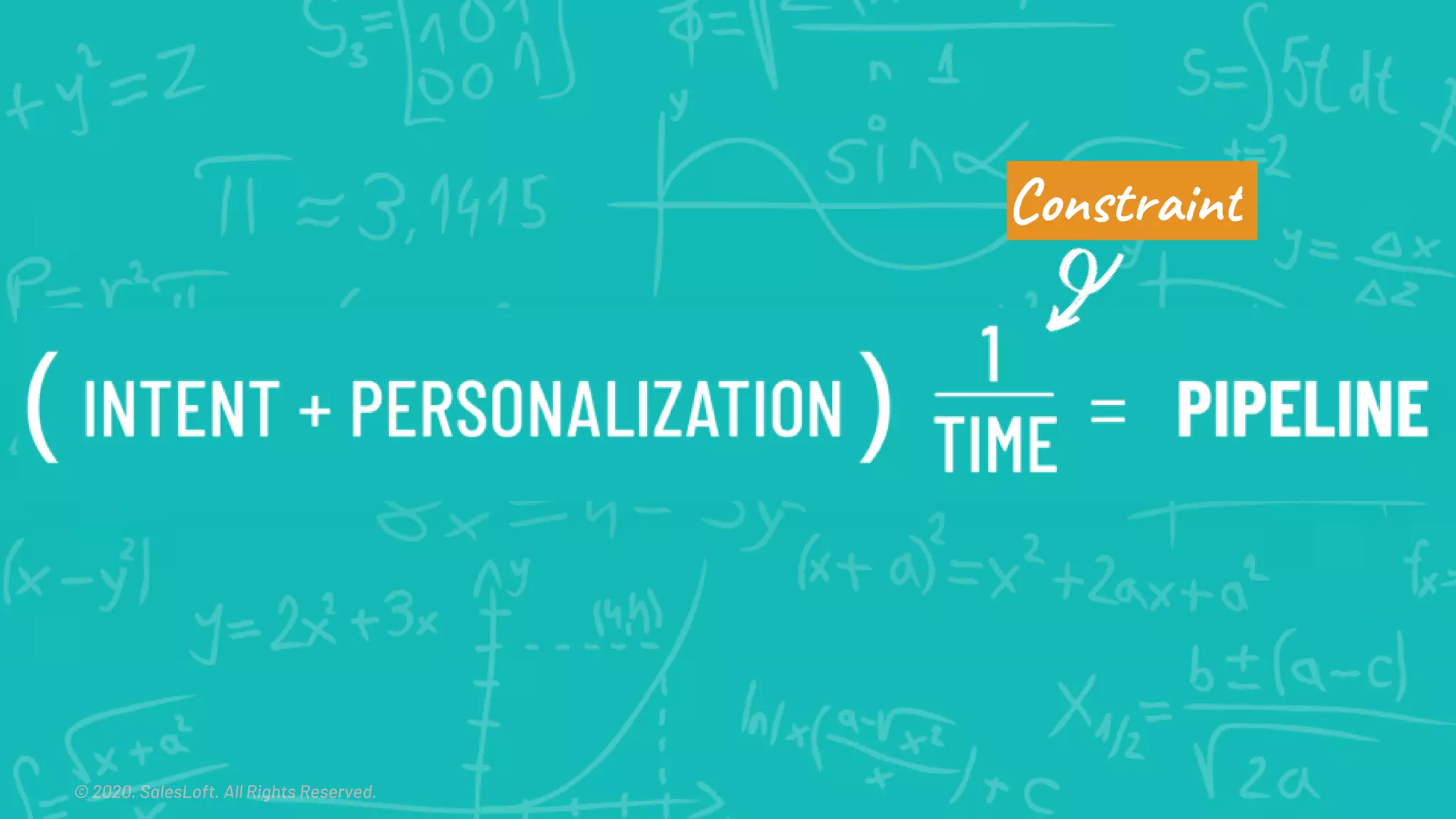 © 2020. SalesLoft. All Rights Reserved.
Constraint
 