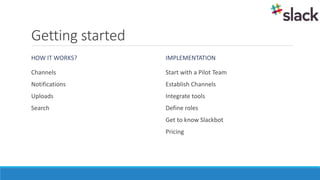 How to implement Slack | PPTX