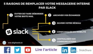 Infographie Slack : 5 raisons de remplacer votre messagerie interne