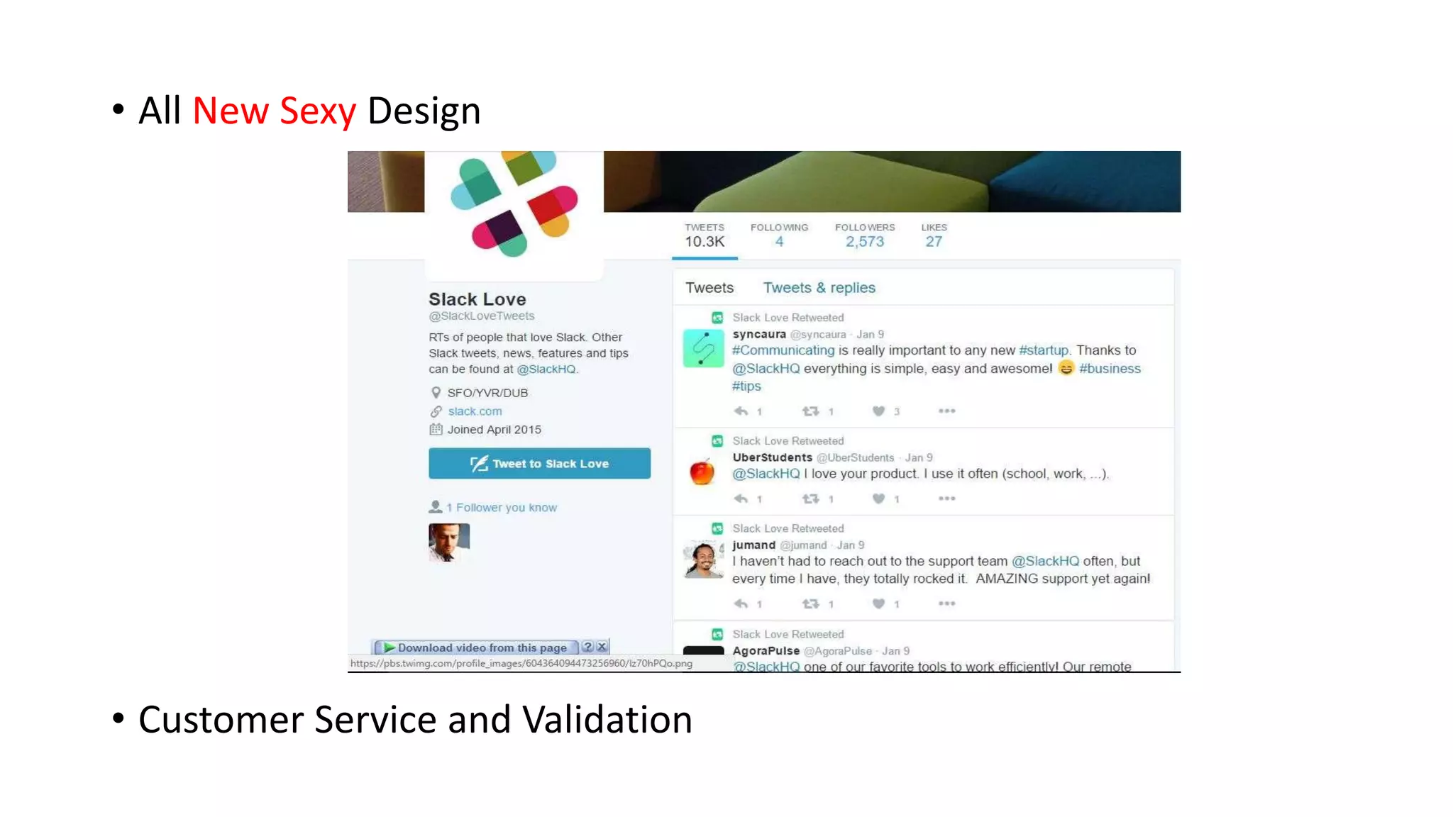 • All New Sexy Design
• Customer Service and Validation
 