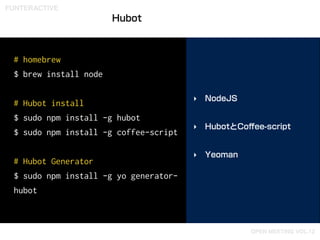 SlackにHubotを設定して対話する