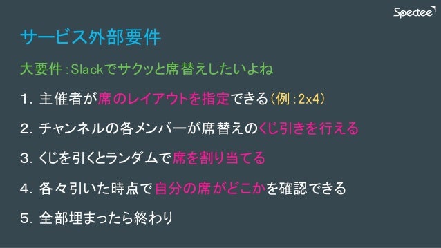 Slackで席替え