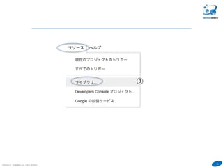 20
COPYRIGHT(C) TECHNOMOBILE ALL RIGHTS RESERVED.
６
③
 