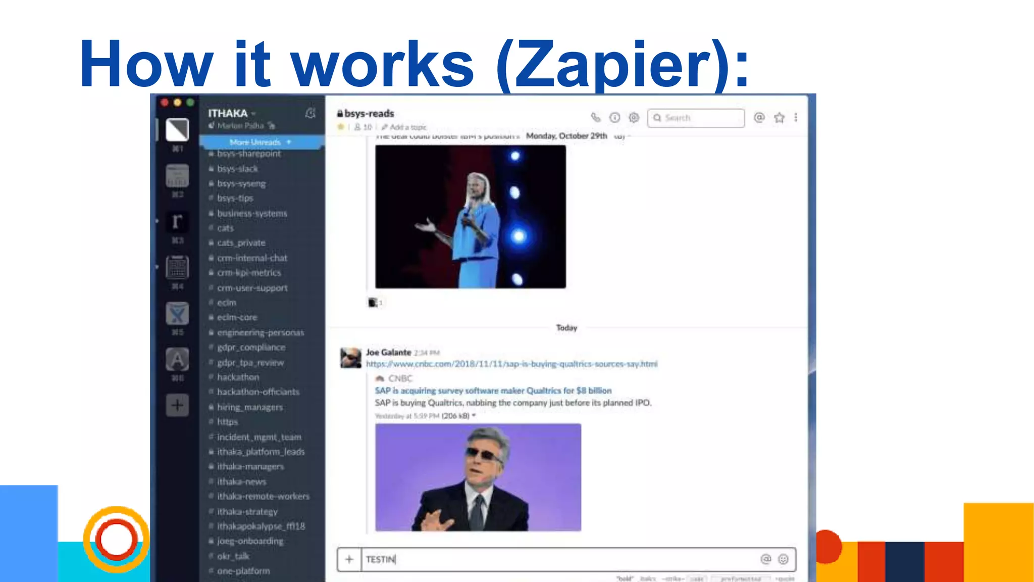 How it works (Zapier):
 