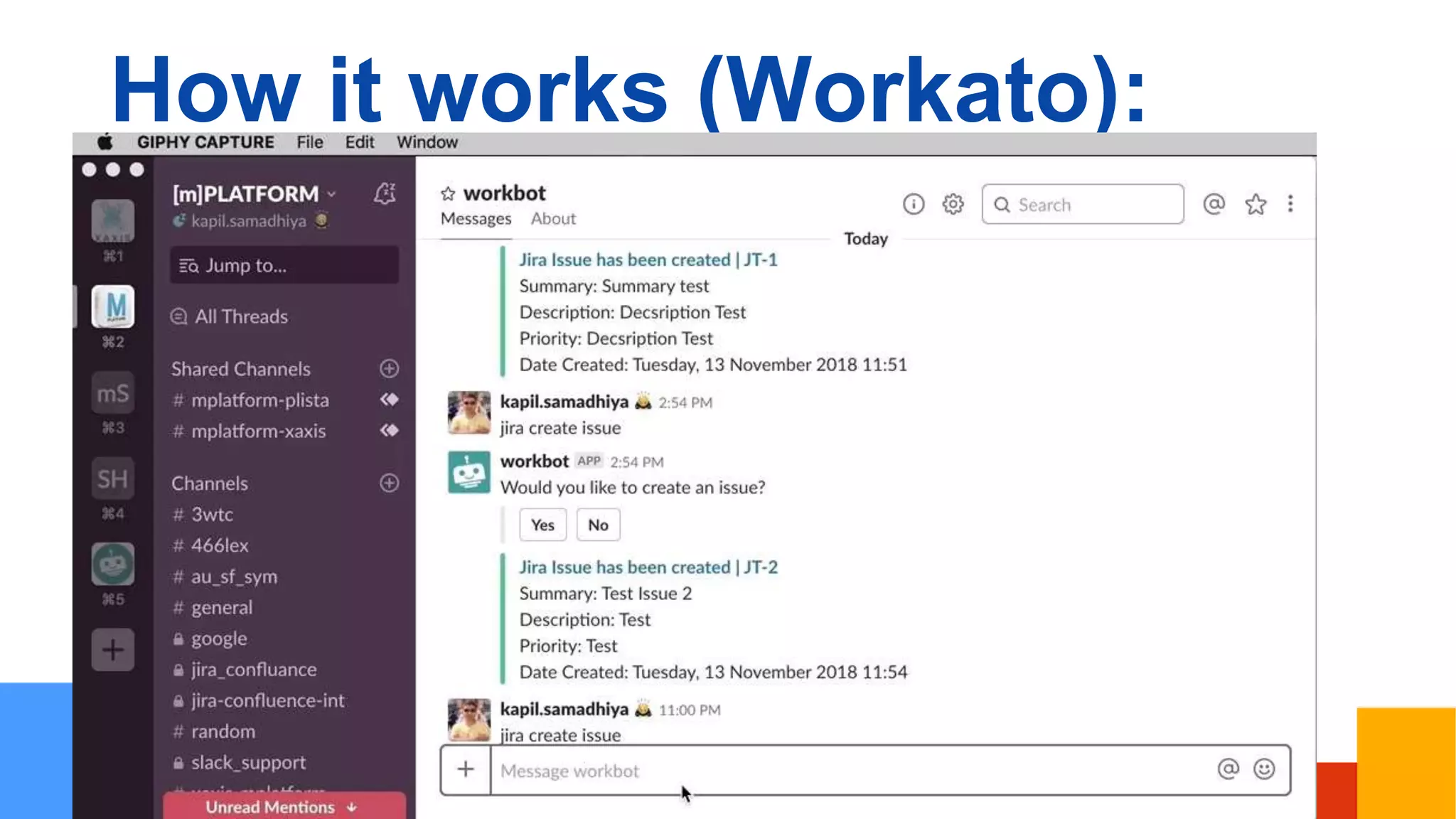 How it works (Workato):
 