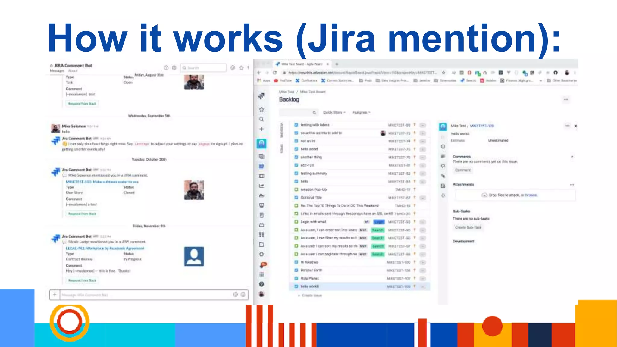 How it works (Jira mention):
 