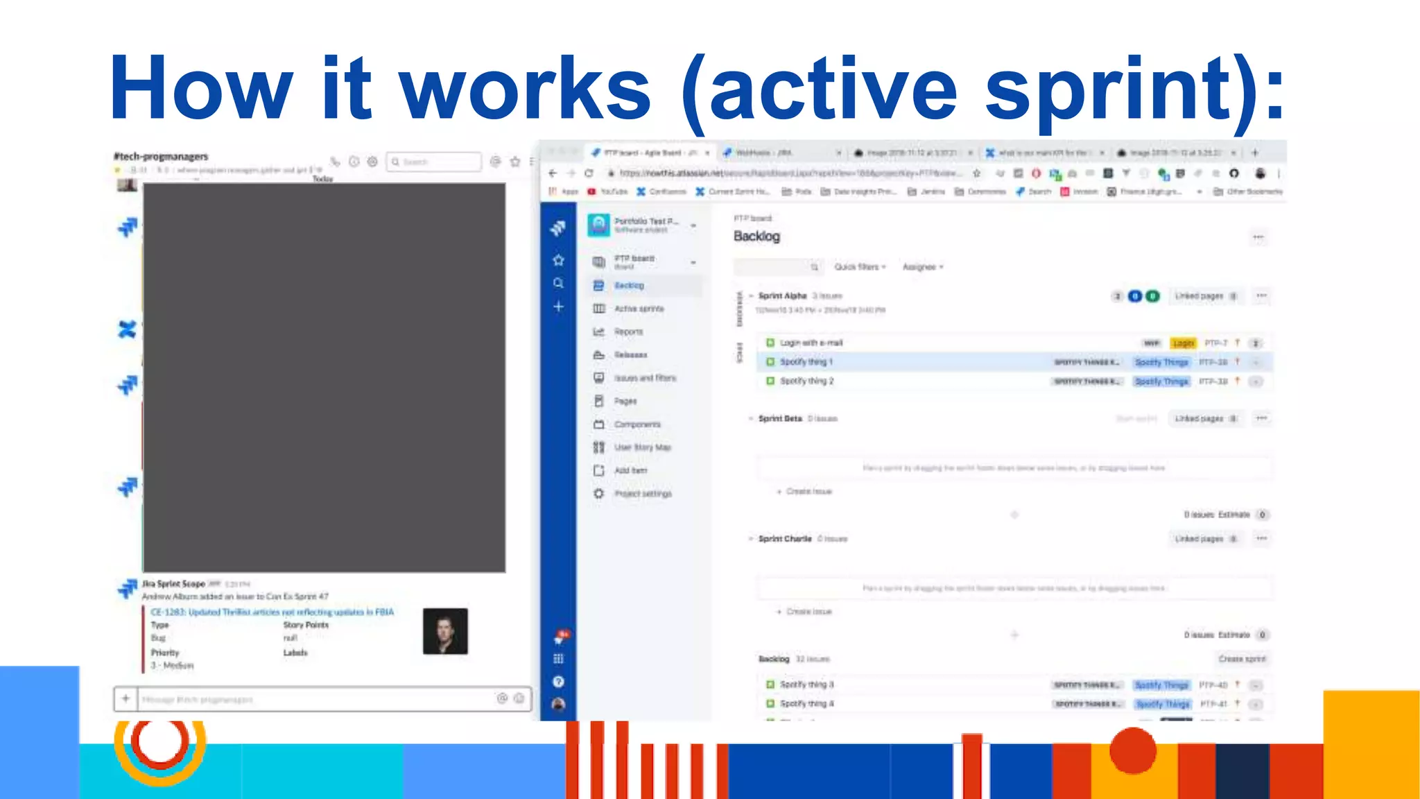 How it works (active sprint):
 