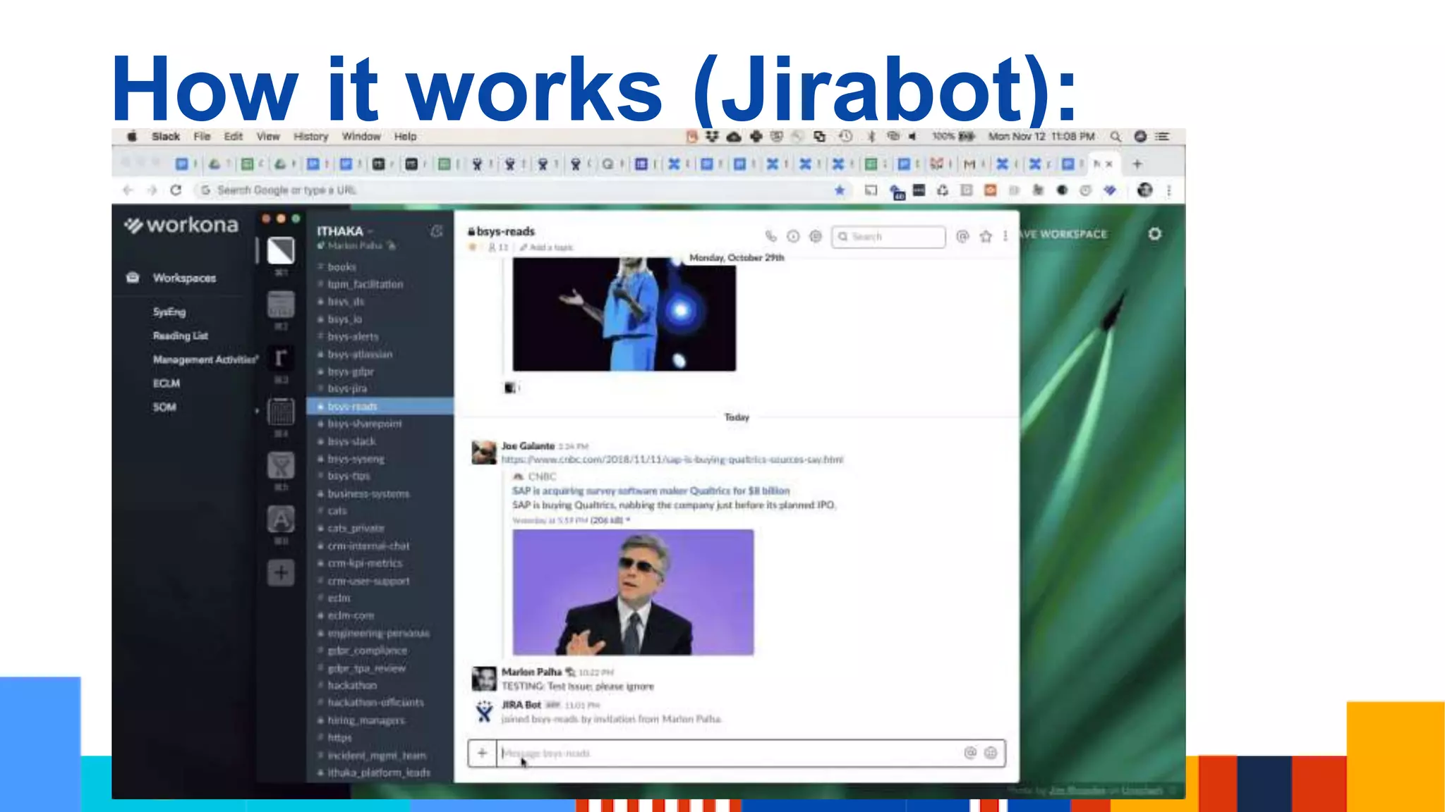 How it works (Jirabot):
 