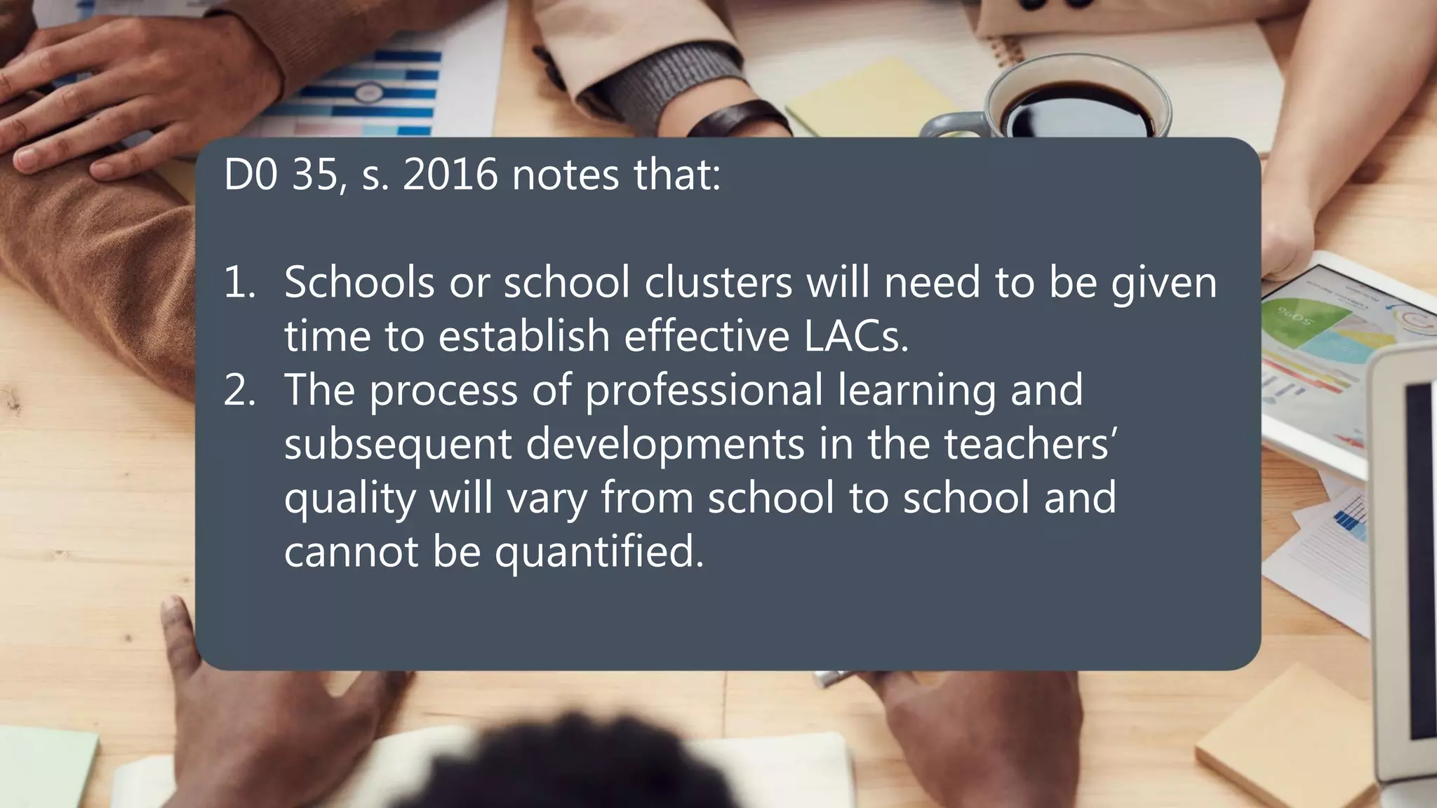 LAC SESSION FOR EDUCATORS | PPTX