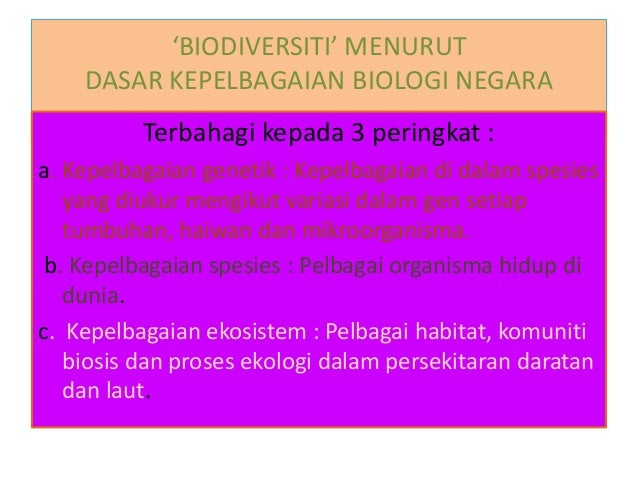 Slaid biodiversiti