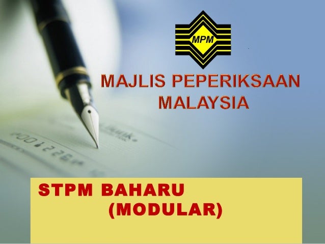 Sistem Modular Stpm 2014