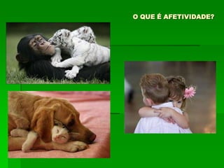 O QUE É AFETIVIDADE?
 