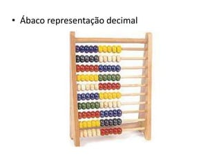 • Ábaco representação decimal
 