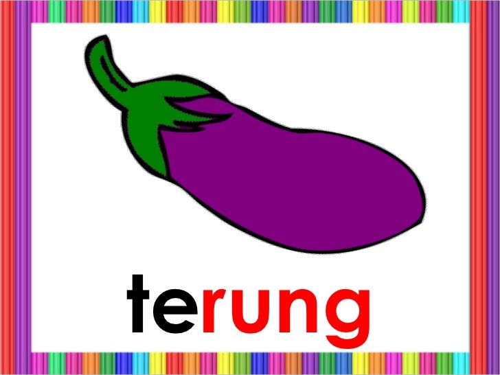 Slaid sayur sayuran