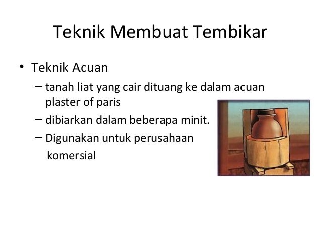 Slaid tembikar n alat domestik