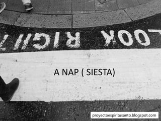 A NAP ( SIESTA)
proyectoespiritusanto.blogspot.com
 