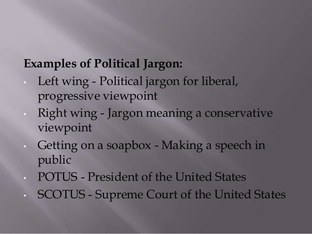 Slang And Jargon