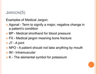 Slang versus jargon | PPT