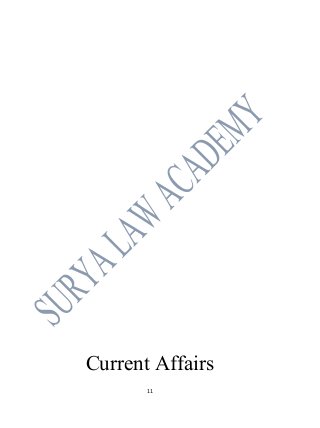Current Affairs
11
 