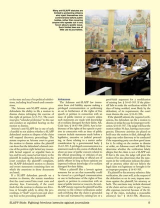 SLAPP Stick - Fighting Lawsuits Against Journalists | PDF