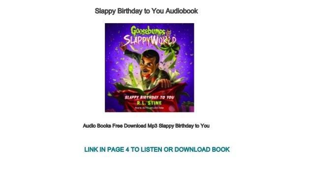 Goosebumps Slappyworld Slappy Birthday To You 1 5 By R L Stine Box Set 9781338267242 Ebay