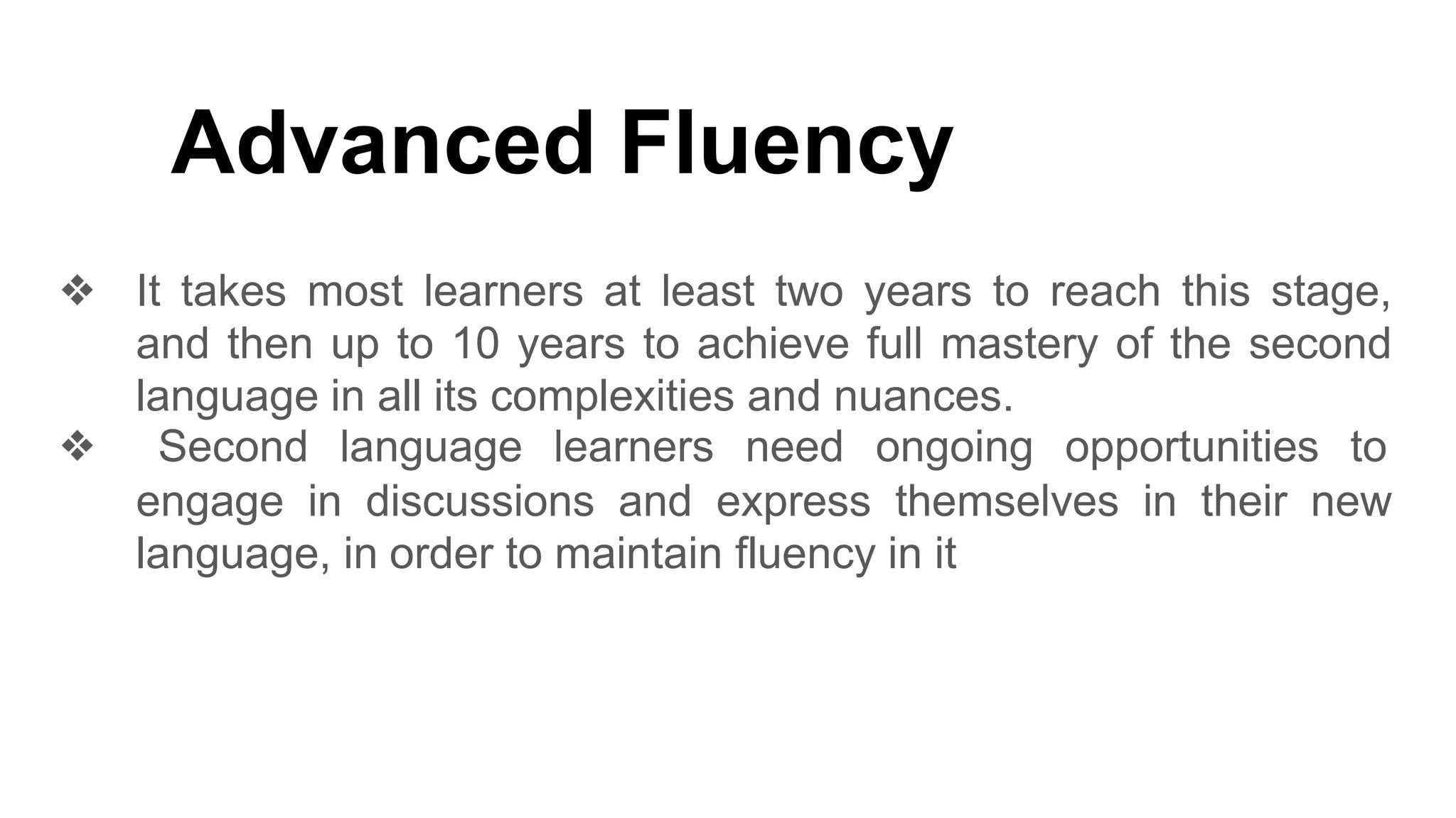 Second language acquisition | PPTX
