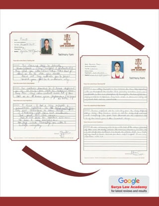 Surya Law Academy Prospectus 2017-18