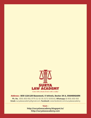 Surya Law Academy Prospectus 2017-18