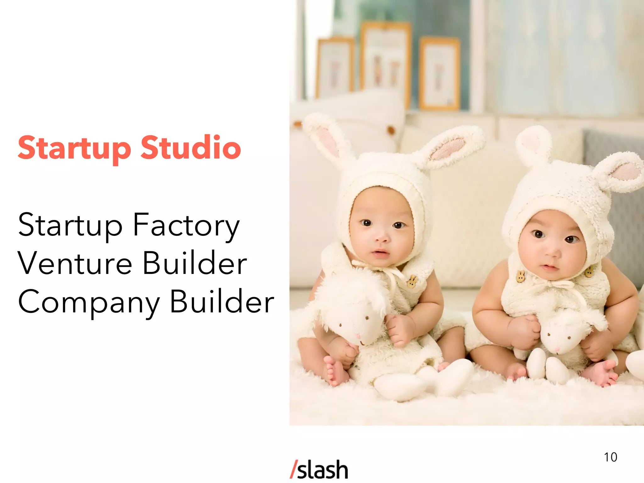 Startup Studio
Startup Factory
Venture Builder
Company Builder
10
