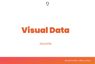 @ slashmobility | @lora_strong
Visual Data
SOLUCIÓN
 