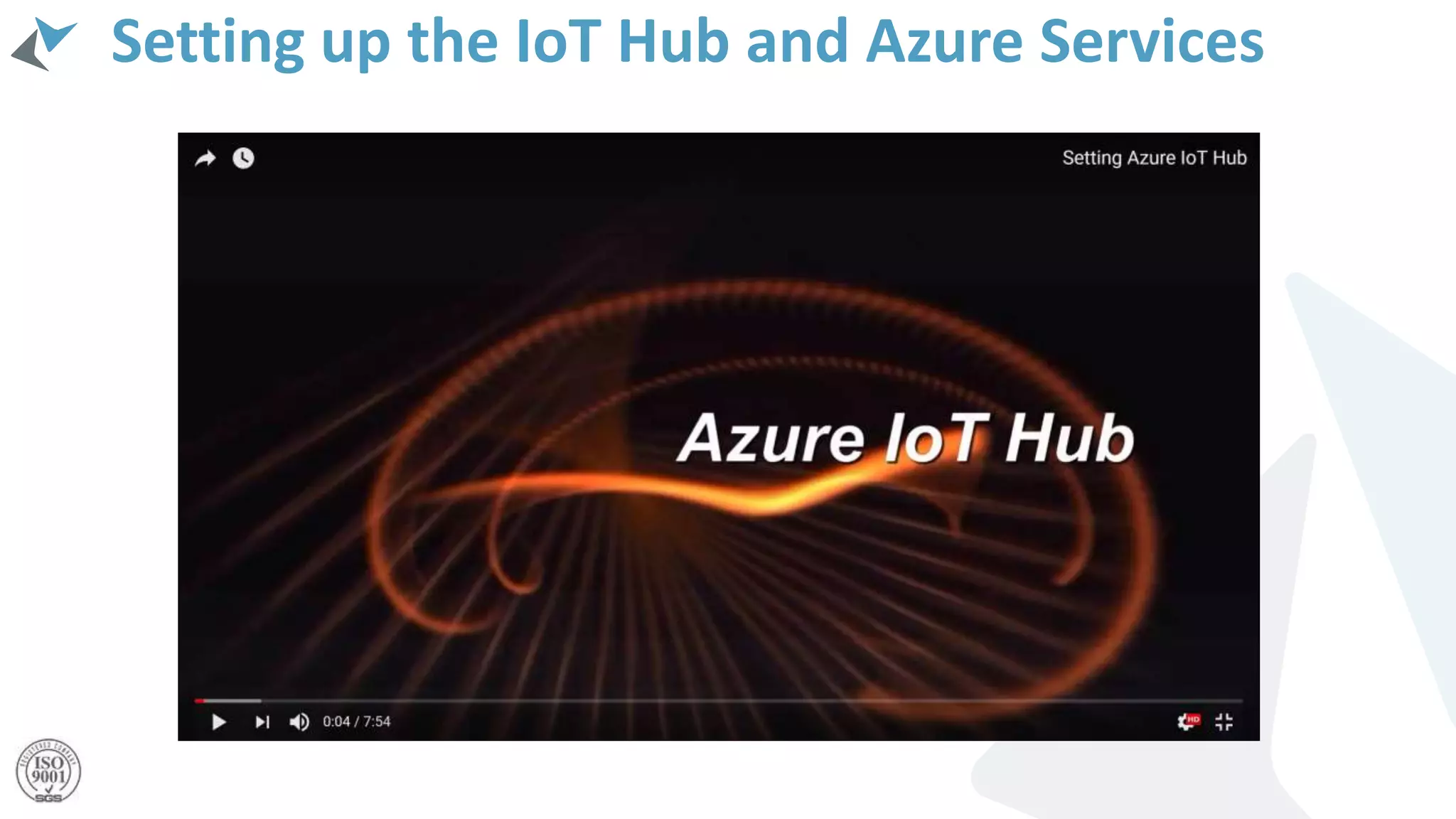 Setting up the IoT Hub and Azure Services
 