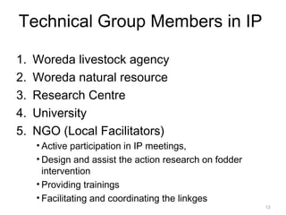 A brief on Innovation Platforms in the Nile Basin Development Challenge (NBDC)