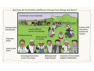 A brief on Innovation Platforms in the Nile Basin Development Challenge (NBDC)