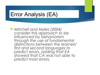 SLA Theories | PPT