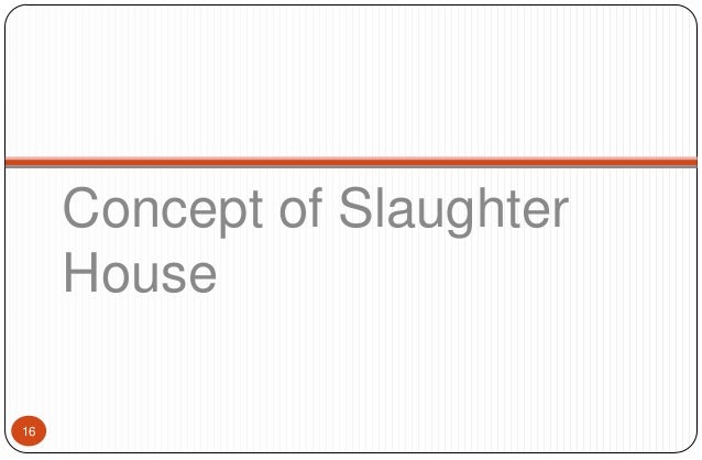 Slaughter House Industry In India