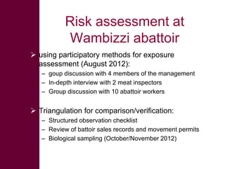  ILRI/BMZ safe food, fair food