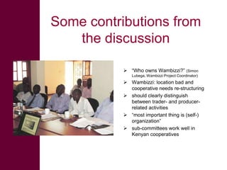  ILRI/BMZ safe food, fair food